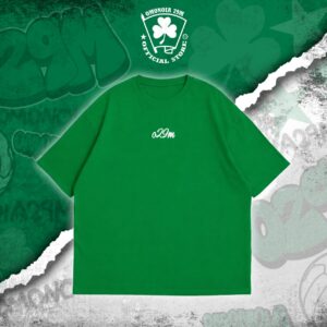 Green oversized T-shirt O29M
